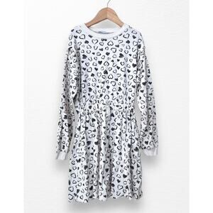 Mayoral Hearts Sweatshirt Dress, Size 12
